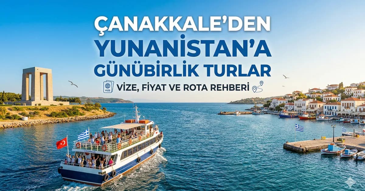 Çanakkale'den Yunanistan'a Günübirlik Turlar: Vize, Fiyat ve Rota Rehberi