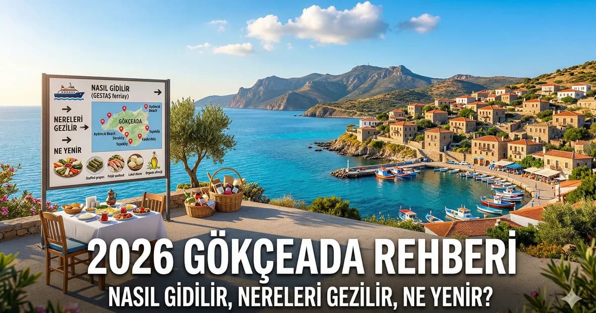2026 Gökçeada Rehberi: Nasıl Gidilir, Nereleri Gezilir, Ne Yenir?