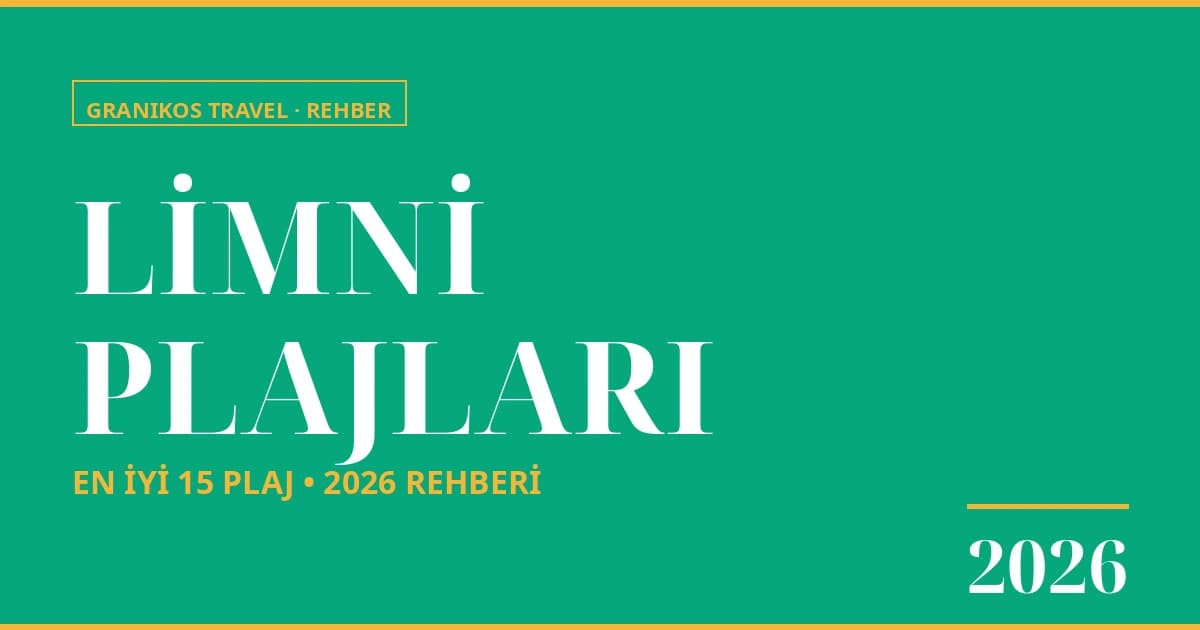 Limni Plajları 2026: Ada'nın En İyi 15 Plajı, Keros Rüzgar Sörfü ve Aile Plajları