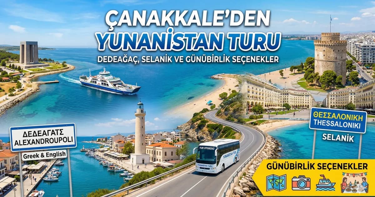 Çanakkale'den Yunanistan Turu: Dedeağaç, Selanik ve Günübirlik Seçenekler
