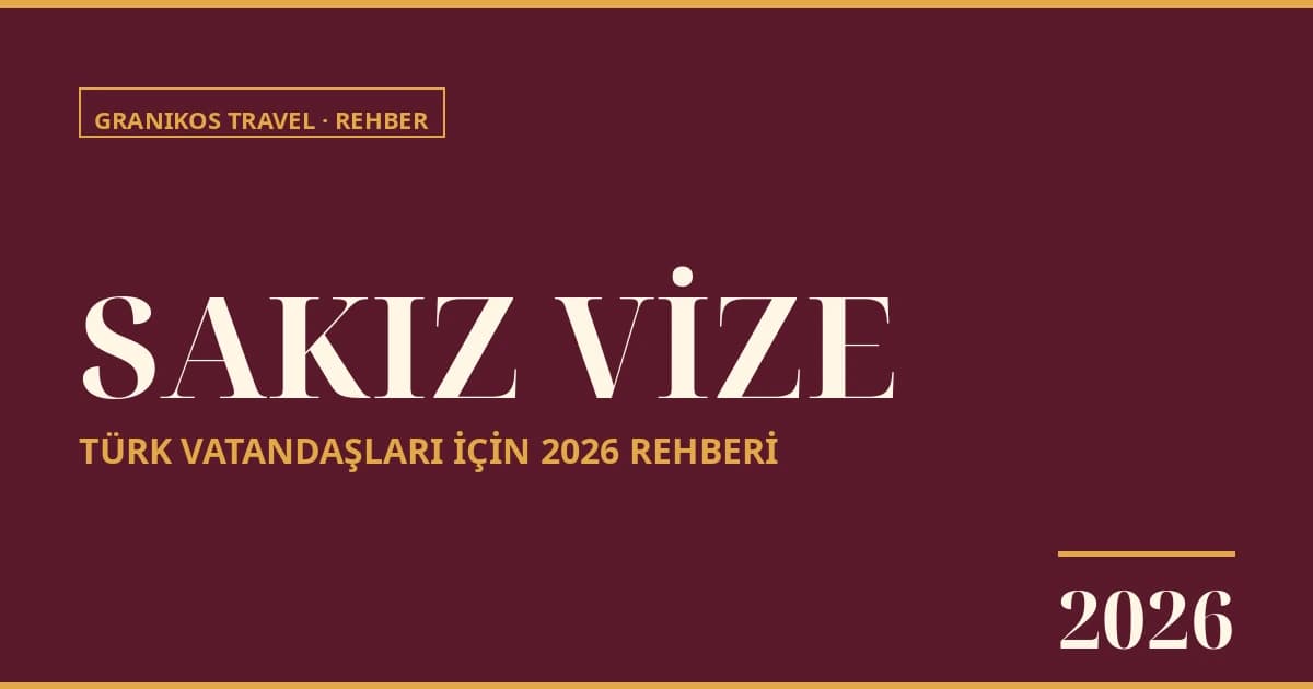 Sakız Adası Vize Rehberi 2026: Türk Vatandaşları İçin Çeşme'den Kapı Vizesi, Yeşil Pasaport ve Schengen