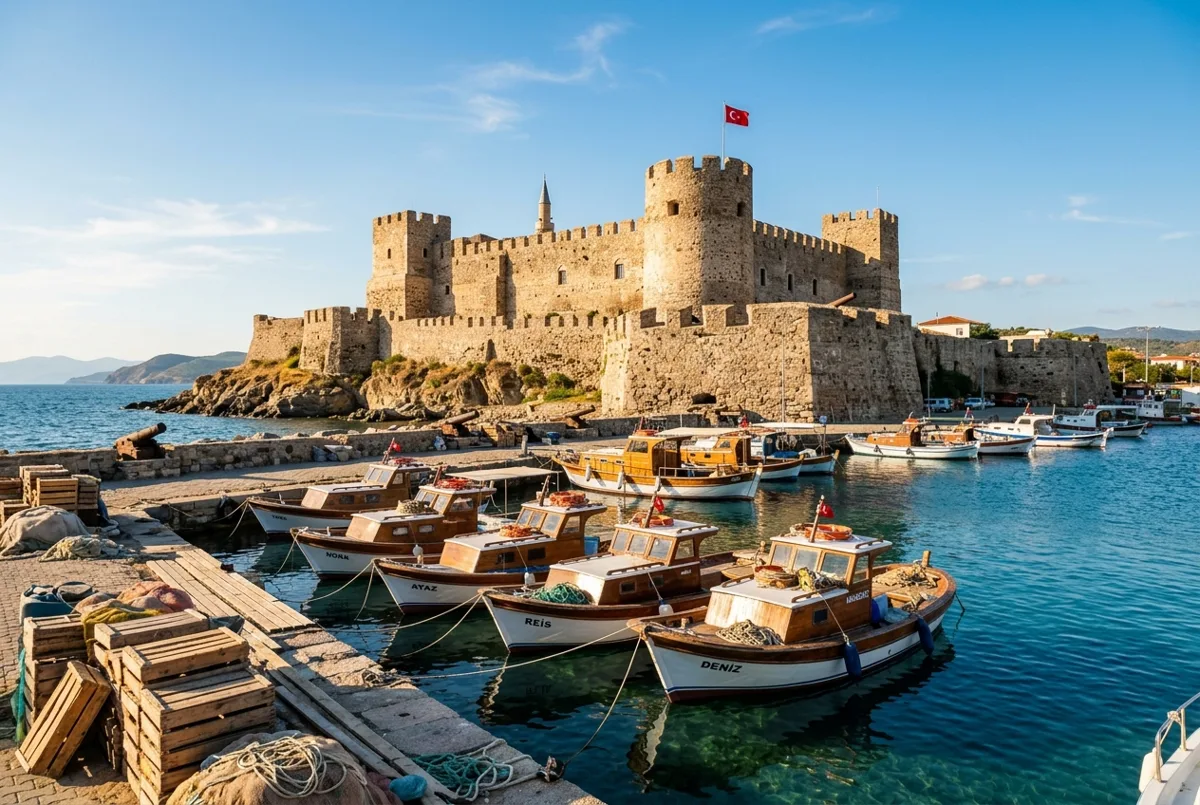 Bozcaada Kalesi ve Liman Manzarası 2026