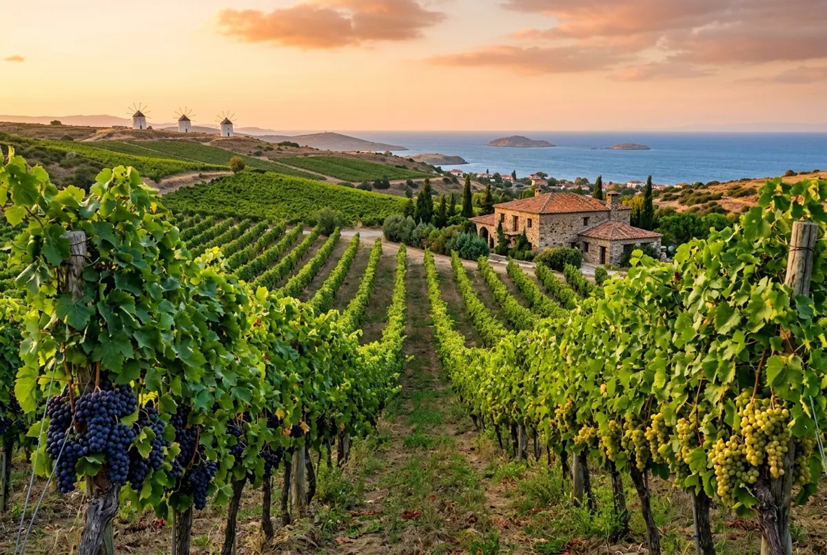 Bozcaada Bağları ve Şarap Tadımı