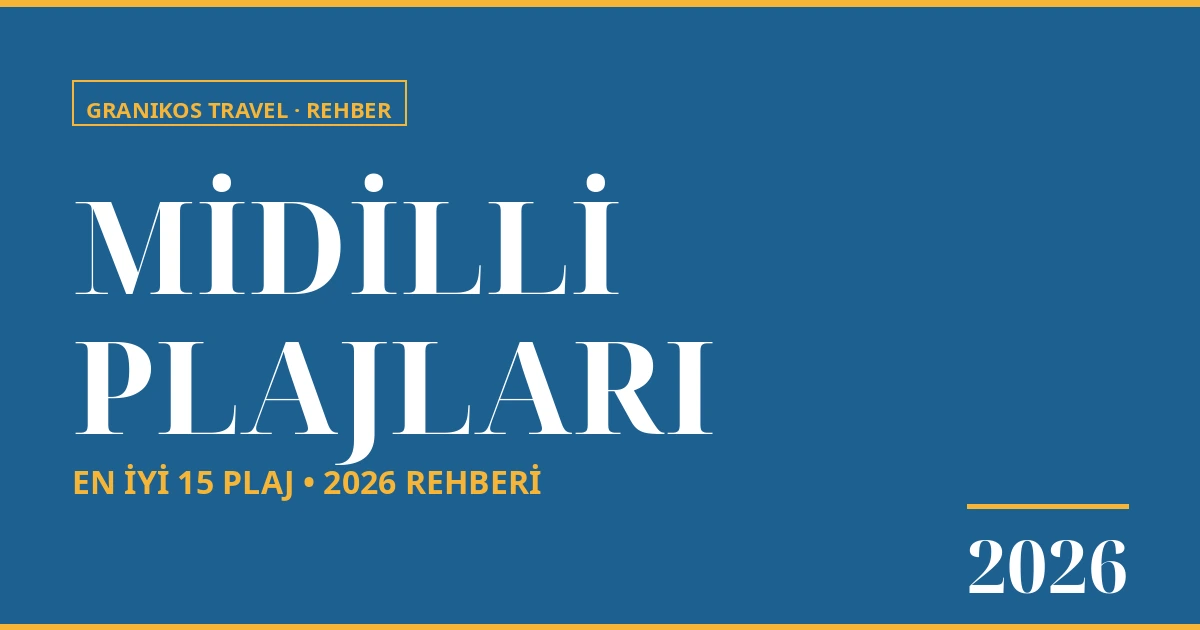 Midilli Plajları 2026: Vatera, Eresos, Skala Sykamnias ve Ada'nın En İyi 15 Plajı