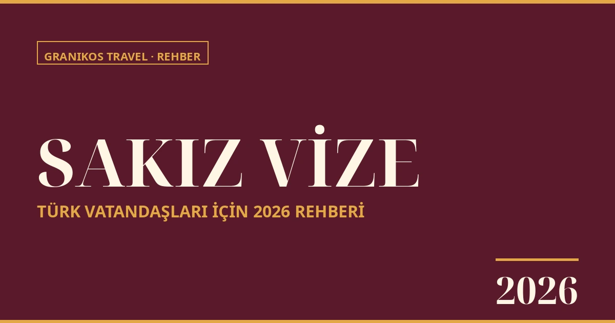 Sakız Adası Vize Rehberi 2026: Türk Vatandaşları İçin Çeşme'den Kapı Vizesi, Yeşil Pasaport ve Schengen