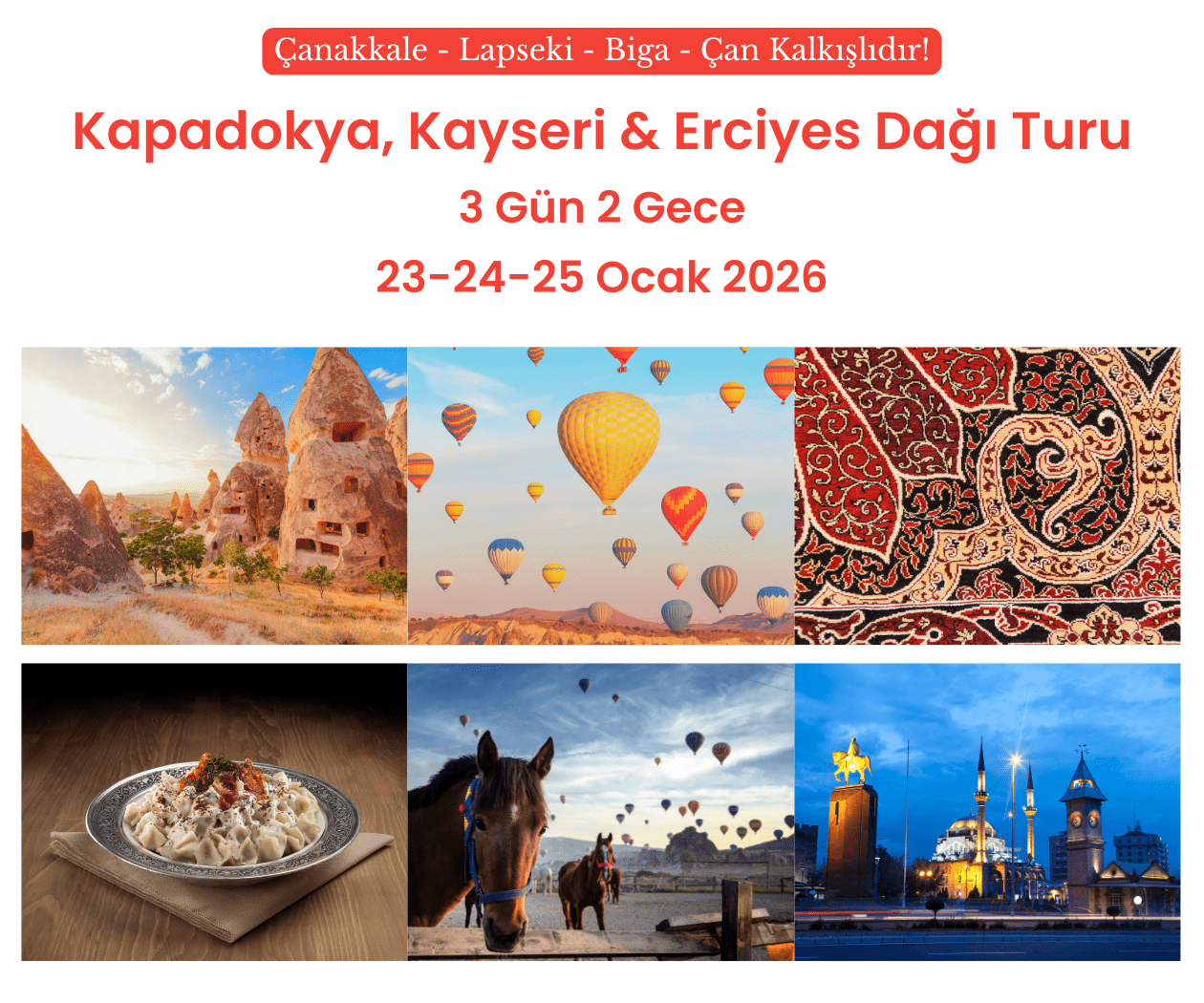 kapadokya erciyes turu